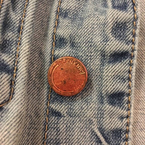 Blank NYC Distressed Jean Jacket | women’s size small - Picture 4 of 11